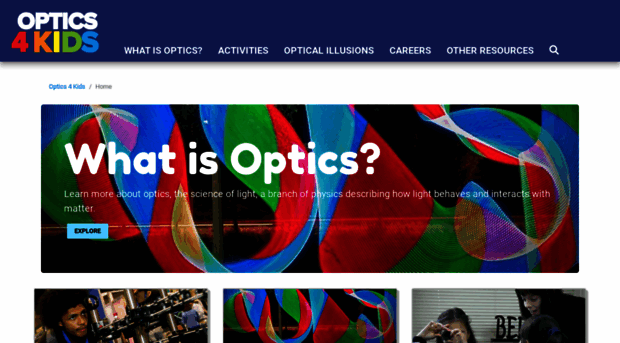 optics4kids.org