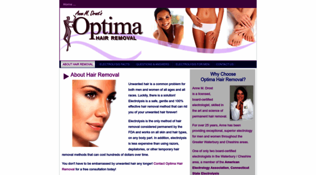 optimahairremoval.com