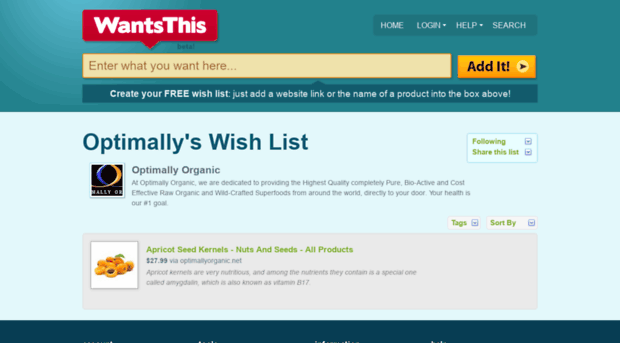 optimally-organic.wantsthis.com