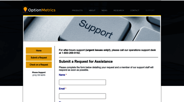 optionmetrics.helpspot.com