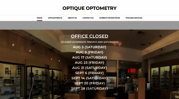 optiqueoptometry.com