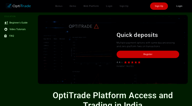 optitradeindia.com
