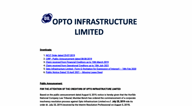 optoinfrastructure.com