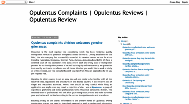 opulentuscomplaint.blogspot.in