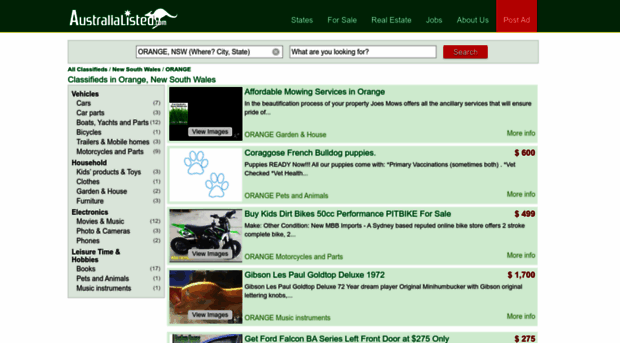 orange.australialisted.com