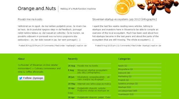 orangeandnuts.com