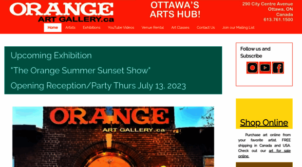 orangeartgallery.ca