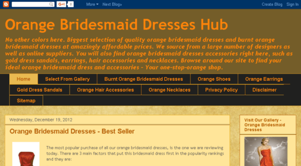 orangebridesmaiddresseshub.com