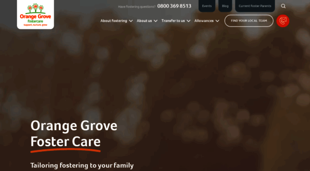 orangegrovefostercare.co.uk