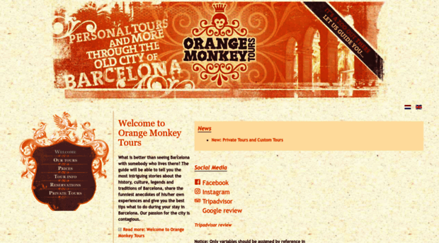 orangemonkeytours.com