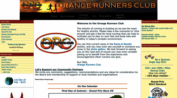 orangerunnersclub.org