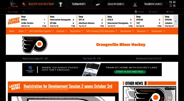 orangevilleminorhockey.com