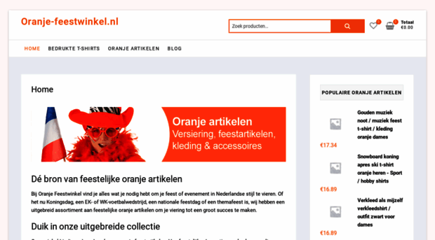 oranje-feestwinkel.nl