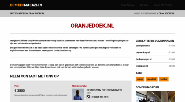 oranjedoek.nl
