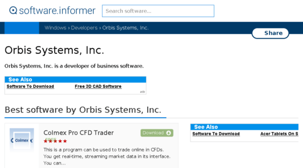 orbis-systems-inc.software.informer.com