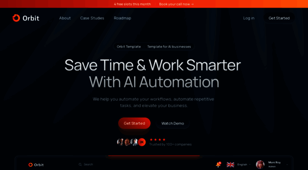 orbit-template.framer.website - Orbit - AI Service/SaaS Busine ...
