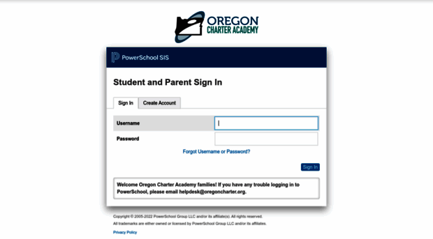 orca.powerschool.com - Student and Parent Sign In - Orca Powerschool