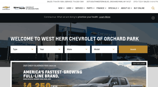 orchardparkchevrolet.com