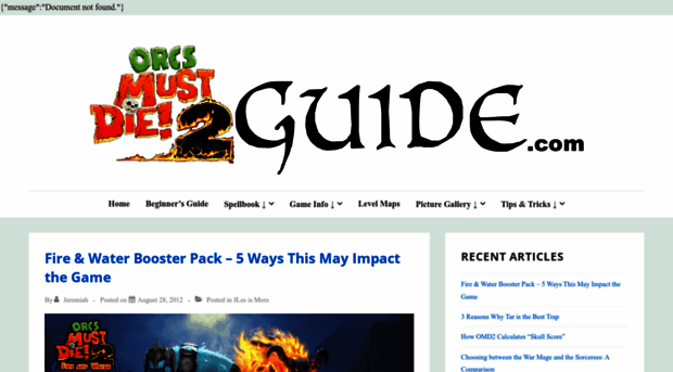 orcsmustdie2guide.com