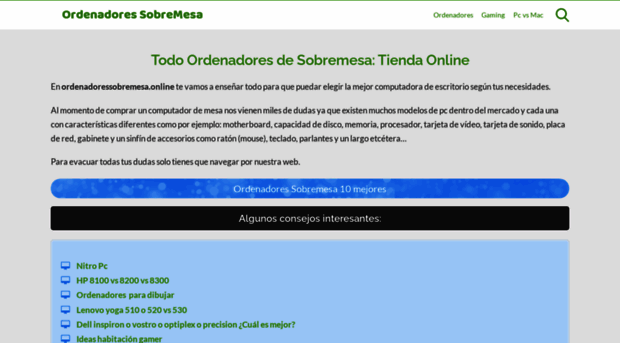 ordenadoressobremesa.online