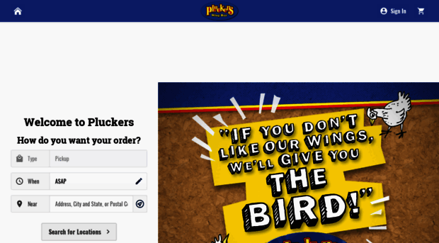 order.pluckers.com