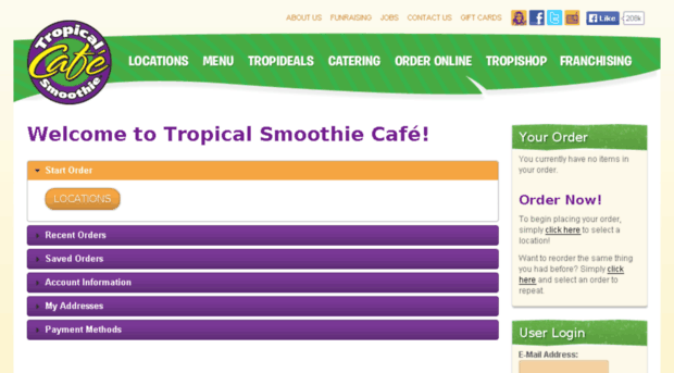 order.tropicalsmoothie.com