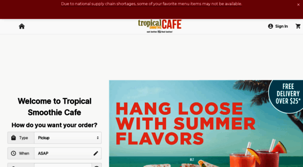 order.tropicalsmoothiecafe.com