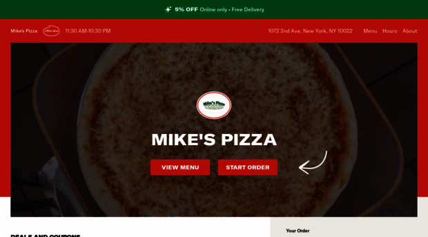 ordermikespizzamenu.com