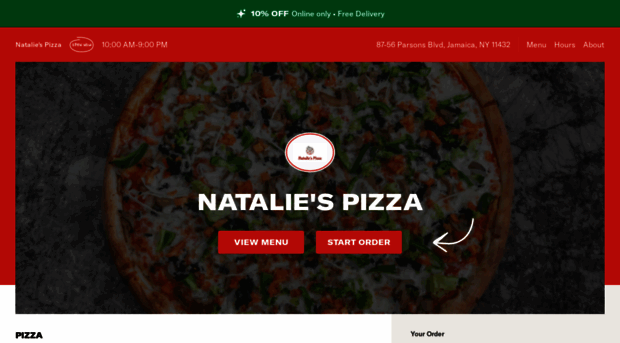 ordernataliespizza.com