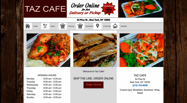 ordertazcafe.com