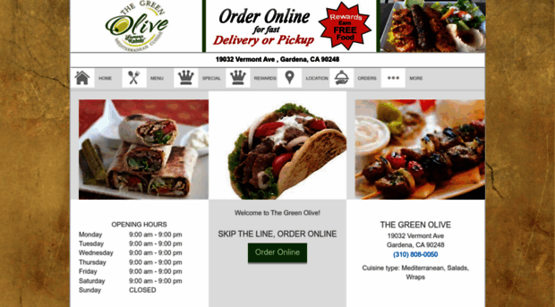 orderthegreenolive.com