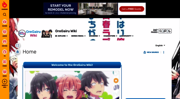 oregairu.wikia.com