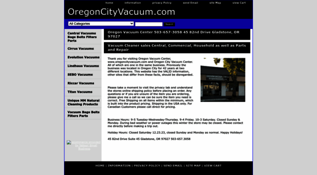 oregoncityvacuum.com