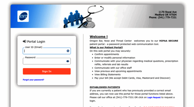 oregonent.myezyaccess.com