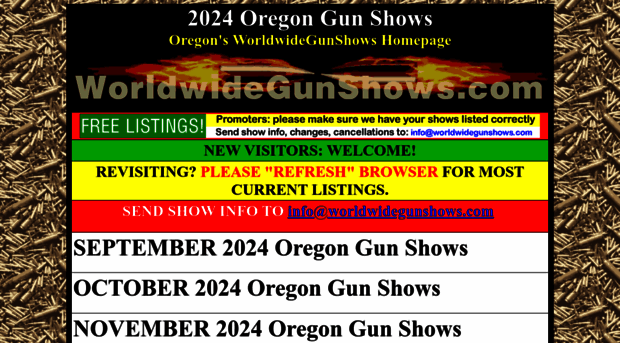 oregongunshows.com