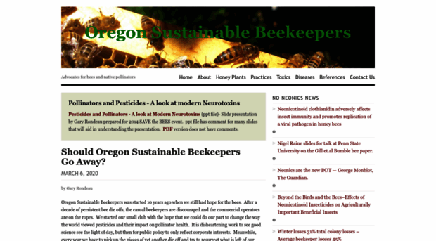 oregonsustainablebeekeepers.org