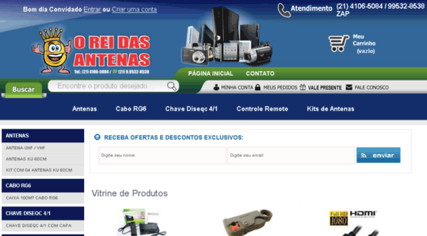 oreidasantenas.com.br
