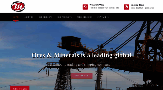 oresminerals.com