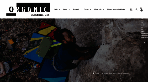 organic-climbing.myshopify.com