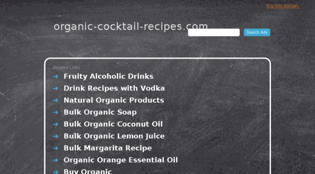 organic-cocktail-recipes.com
