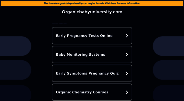 organicbabyuniversity.com