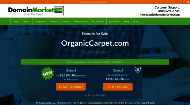 organiccarpet.com
