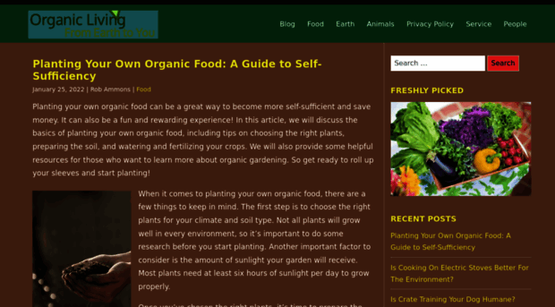 organicfooddatabase.net