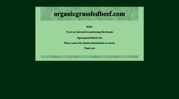 organicgrassfedbeef.com