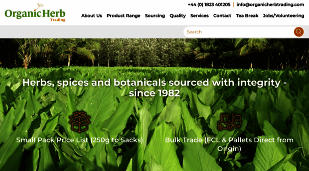 organicherbtrading.com