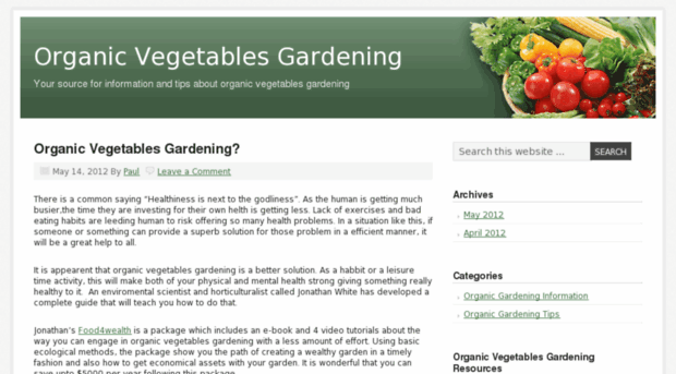 organicvegetablesgardening.org