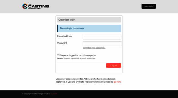 organiser.castingcollective.net