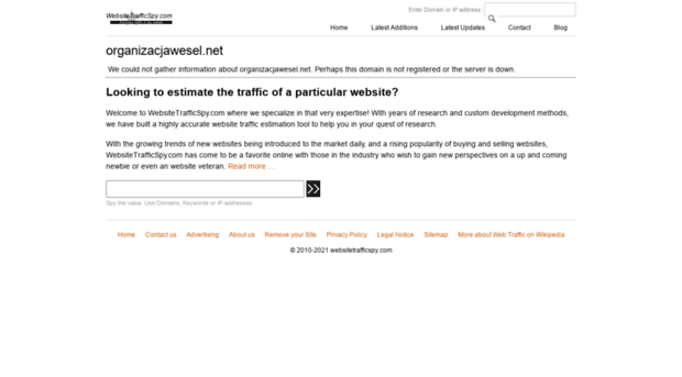 organizacjawesel.net.websitetrafficspy.com