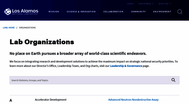 organizations.lanl.gov