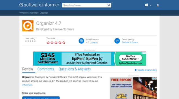 organizr.software.informer.com